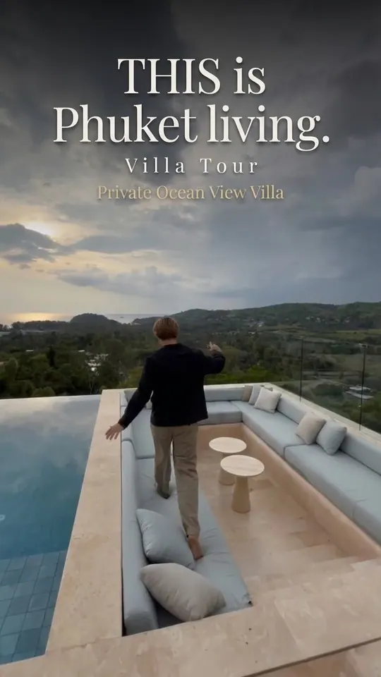 THIS is Phuket living — a private ocean-view villa